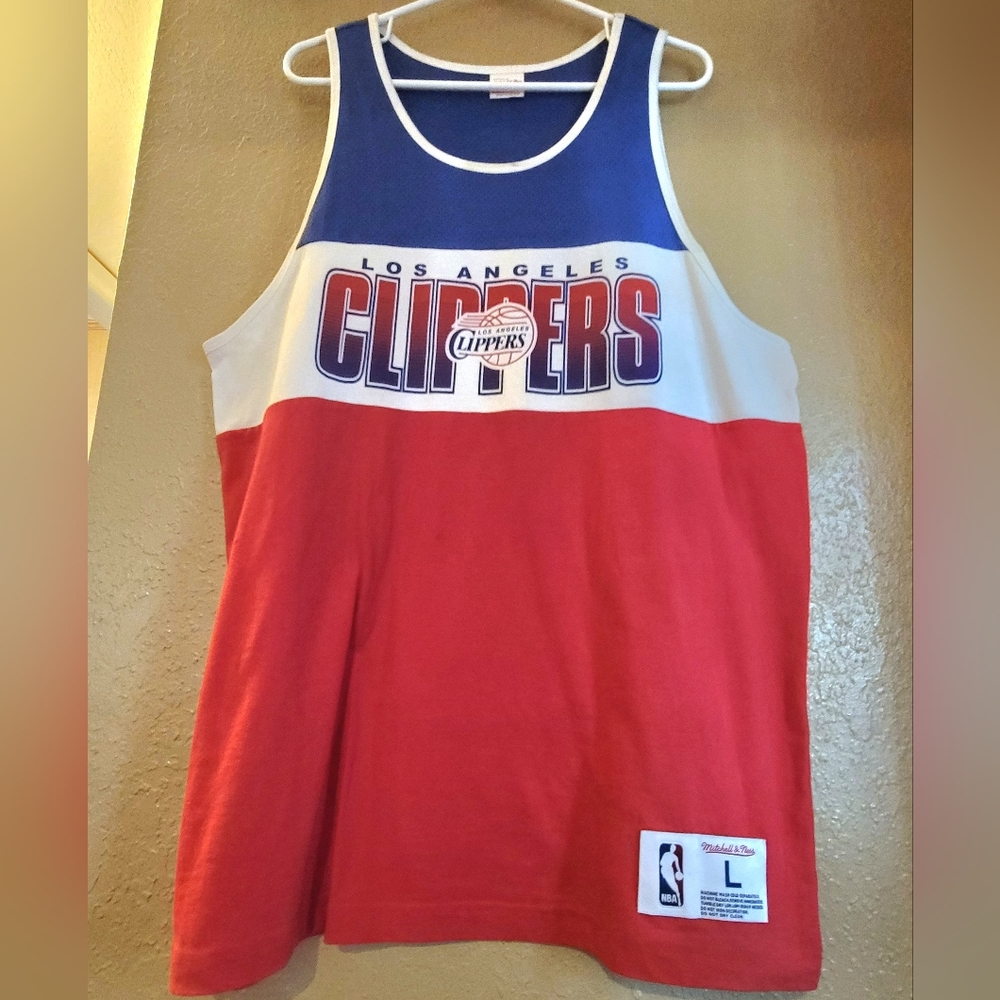 LA Clippers Mitchell & Ness Mens Tank Top
